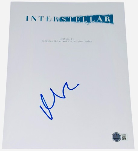 Autografo firmato matt damon - autografo,