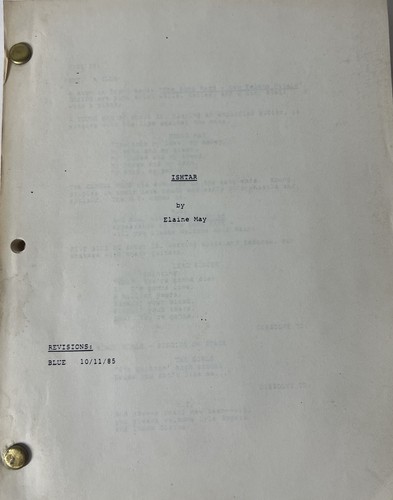 Sceneggiatura originale 1985