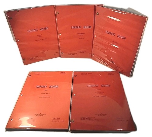 1980 fantasy island scripts - x5,