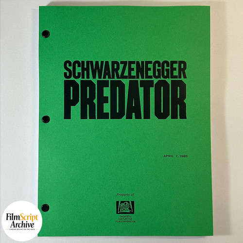 Sceneggiatura predator 1987 - sceneggiatura,