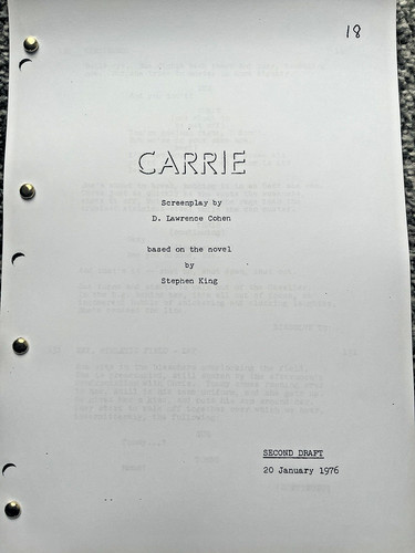 Carrie film screenplay - screenplay, /