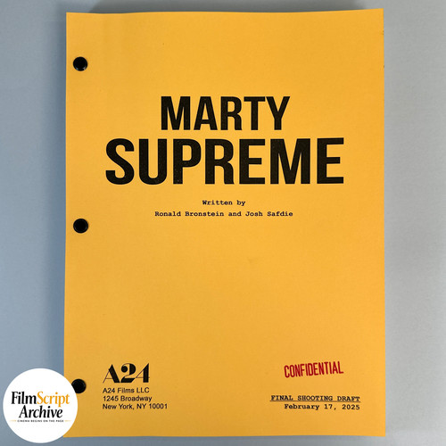 Marty supreme sceneggiatura - supreme,