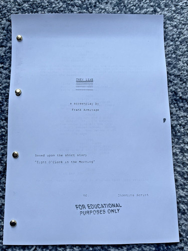 They live film screenplay - they,