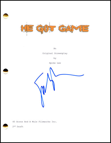 Autografo firmato spike lee - lee, he