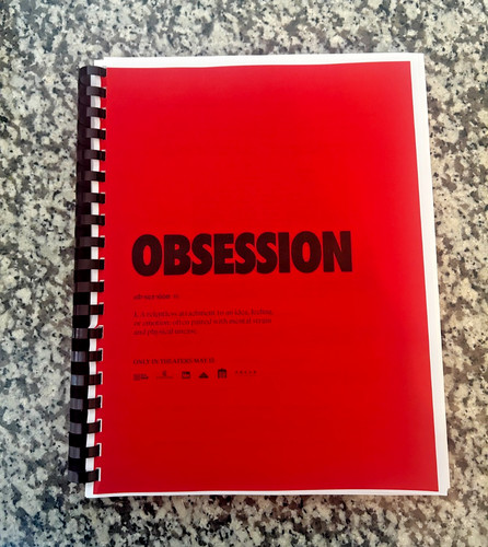 Obsession horror movie script - obsession,