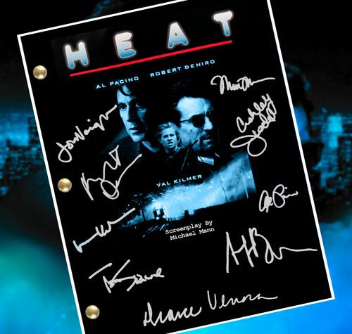 Heat movie autografato - heat,