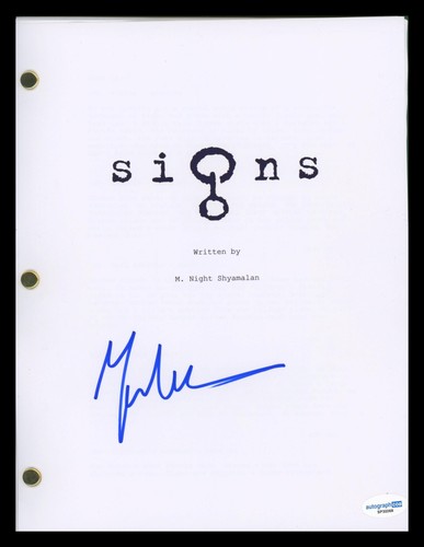 Night shyamalan signs - m.,