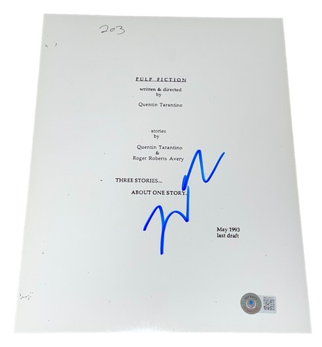 Quentin tarantino autografo - tarantino,
